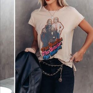 Vici - The Beatles Cotton Band Tee - Medium